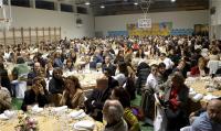 La cena congregó a un gran número de profesores. Foto: Ayuntamiento Las Rozas