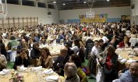 La cena congregó a un gran número de profesores. Foto: Ayuntamiento Las Rozas