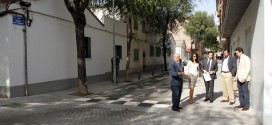 inicio de la calle remodelada