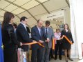 El alcalde de las rozas inaugurando las Feria Ocio&Tur